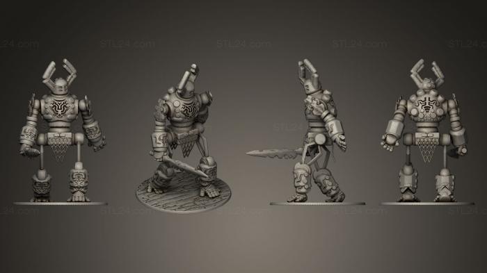 Figurines heroes, monsters and demons (The Awoken, STKM_0364) 3D models for cnc